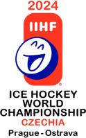 Logo der IIHF Eishockey-Weltmeisterschaft 2024